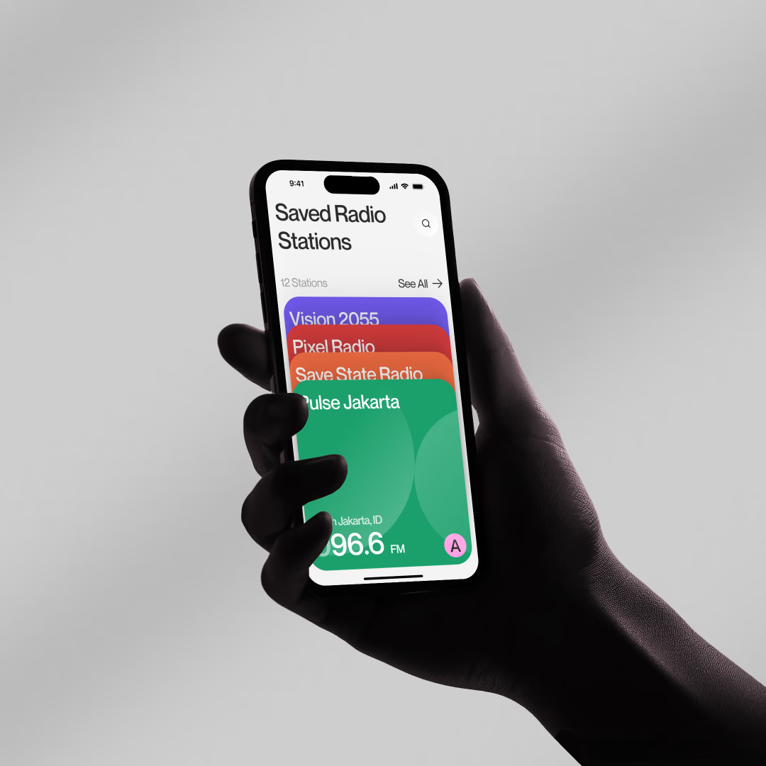 Mobile radio app design